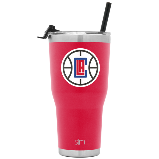 NBA Cruiser Tumbler with Flip Lid and Straw
