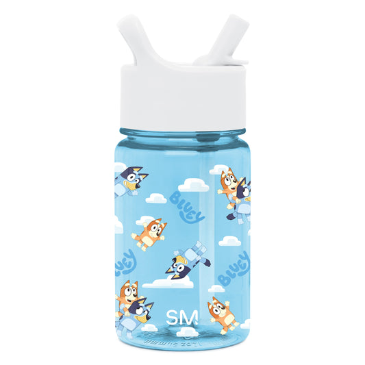 Summit Kids Plastic Water Bottle with Straw Lid