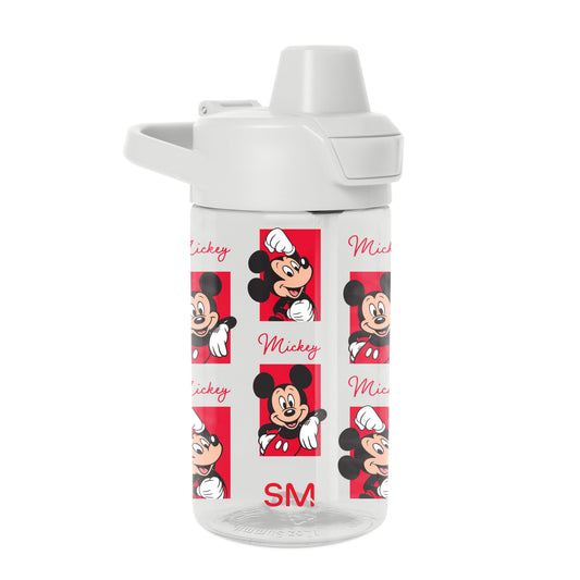 Summit Kids Plastic Water Bottle with Simple Flip Straw Lid