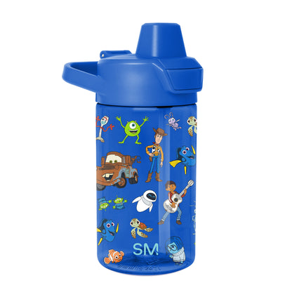 Summit Kids Plastic Water Bottle with Simple Flip Straw Lid