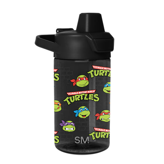 Summit Kids Plastic Water Bottle with Simple Flip Straw Lid